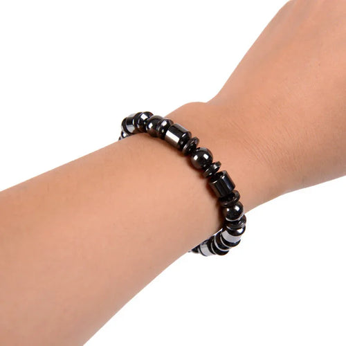 Black Stone Magnetic Therapy Bracelet Bazaare Mart Bracelet
