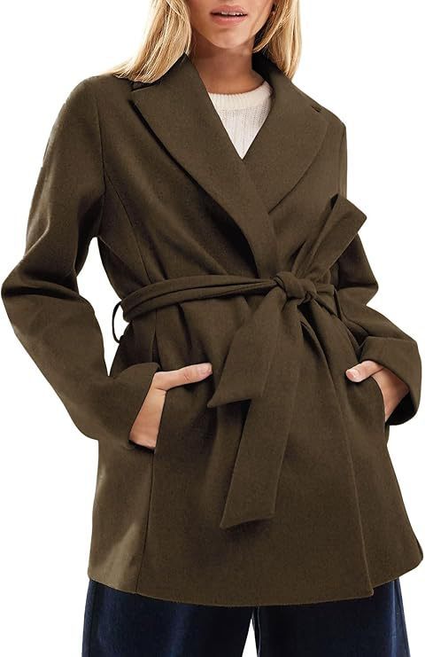 Belted Wrap Pea Coat