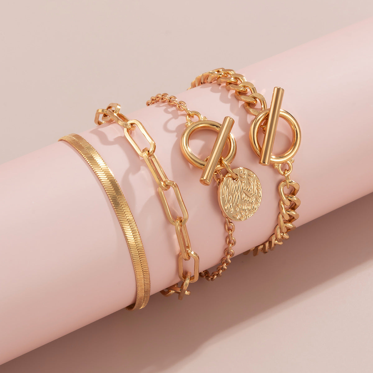 Metal Bracelet Set
