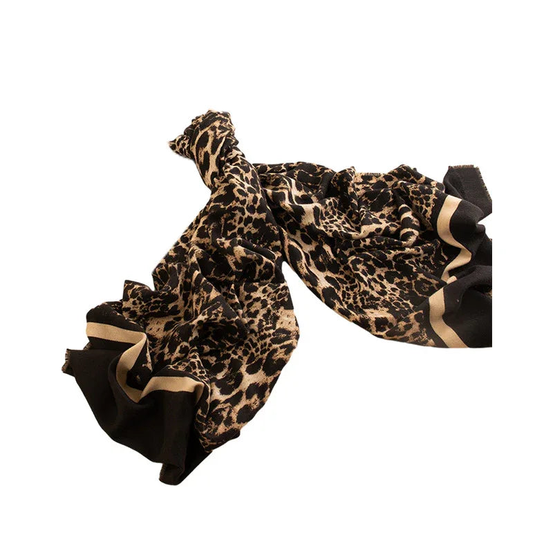 Leopard Print Scarf - Bazaare Mart