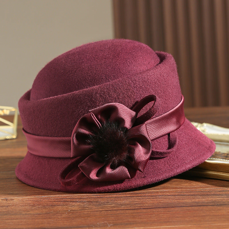 Retro Wool and Felt Women's Hat