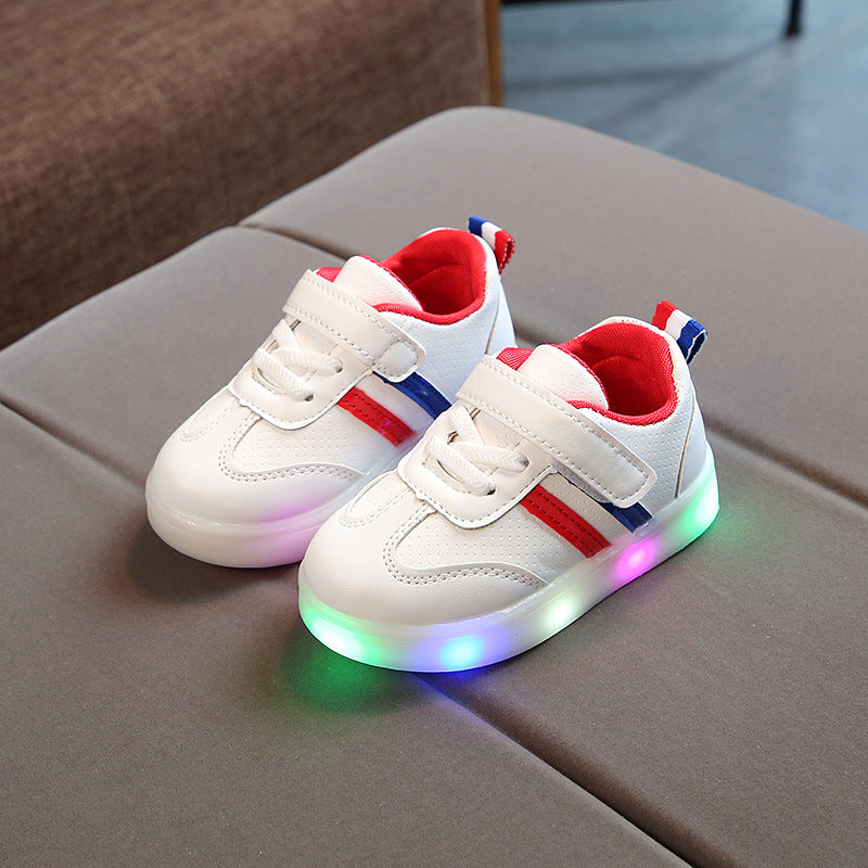 White LED Toddler Sneakers