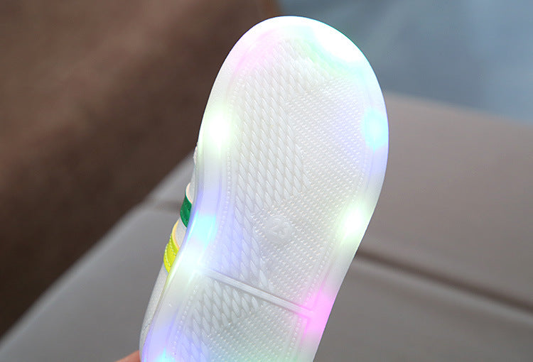 White LED Toddler Sneakers