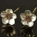 New Flower Earrings Retro Fashion Creative Gold Bazaare Mart Retro Flower Earrings
