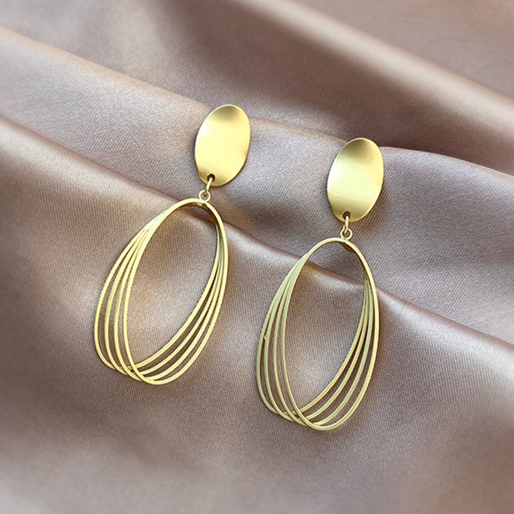 Personality Tassel and Stud Earrings