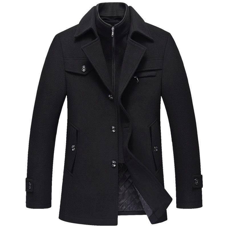 Men's Slim Fit Wool Peacoats