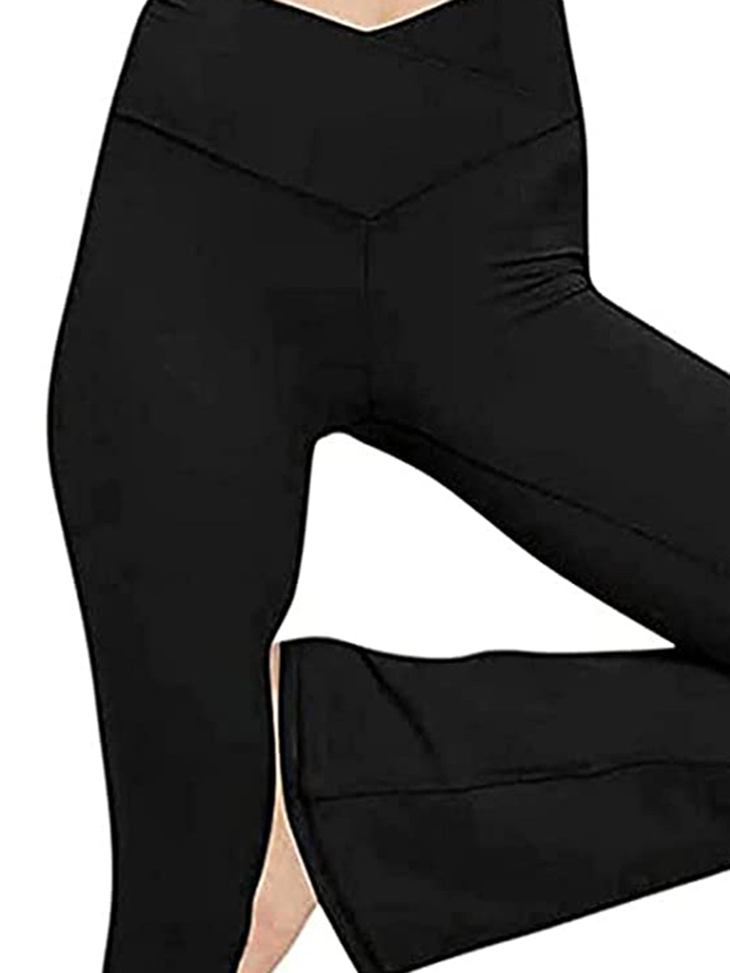 V-Waist Bootcut Long Slacks