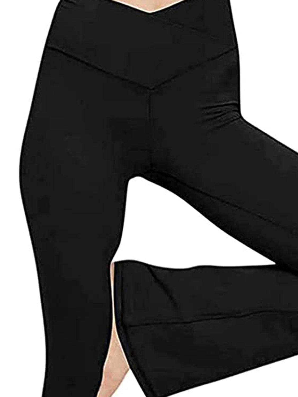 V-Waist Bootcut Long Slacks