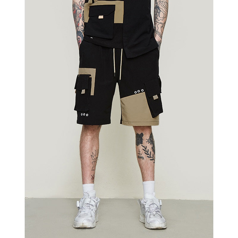 Men's Loose Two Tone Cargo Shorts CJ Dropshipping Two Tone Shorts