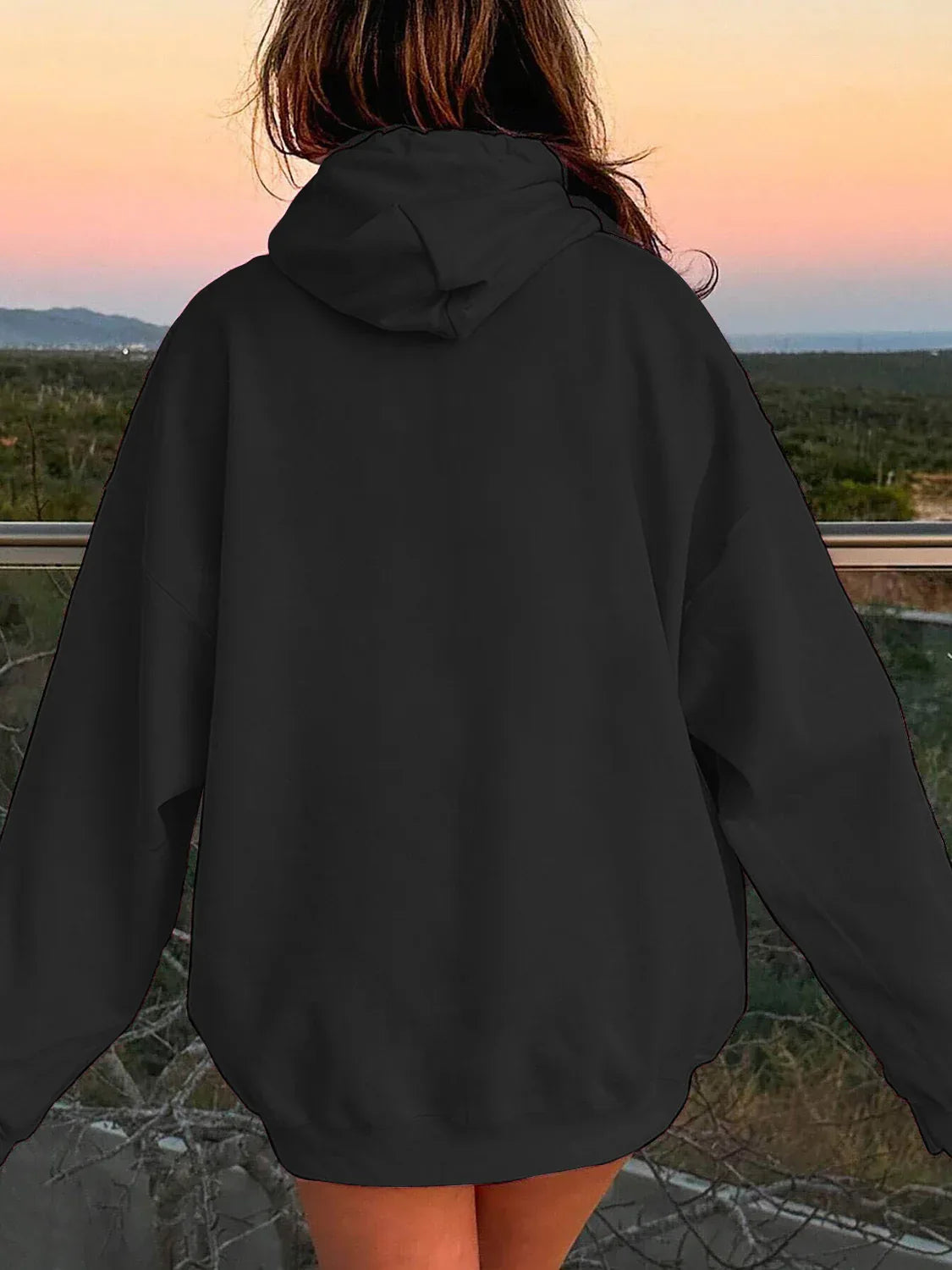 Plain Dropped Shoulder Hoodie Trendsi Drawstring Dropped Shoulder Hoodie