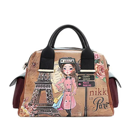 Nicole Lee USA Eco-Leather Boston Bag