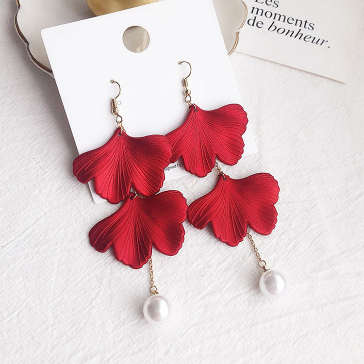 Personality Tassel and Stud Earrings
