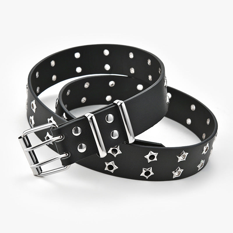 Women's Stars Decorative Double-row Belts