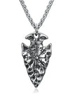 Stainless Steel Nordic Spear Head Pendant Bazaare Mart Jewelry
