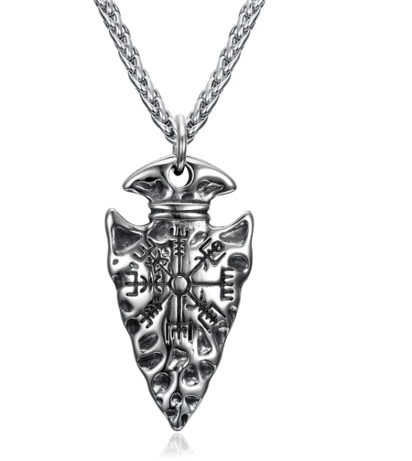 Stainless Steel Nordic Spear Head Pendant