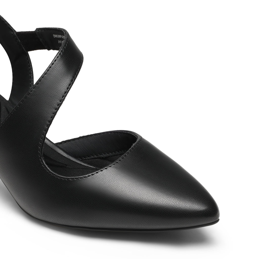 Low Kitten Heel Strappy Pumps