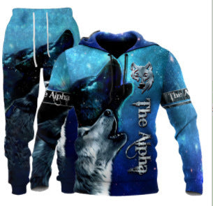 Men's 3D Printed Hoodie Sweat Suit