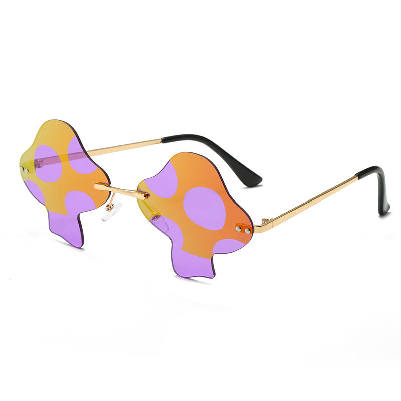 Trendy Rimless Mushroom Sunglasses