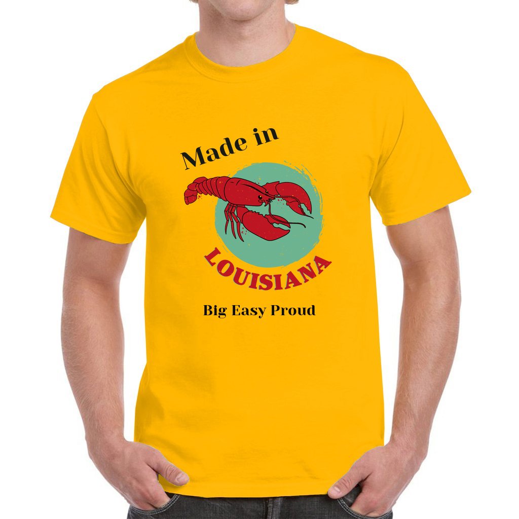 Gold Made in Louisiana t-Shirt