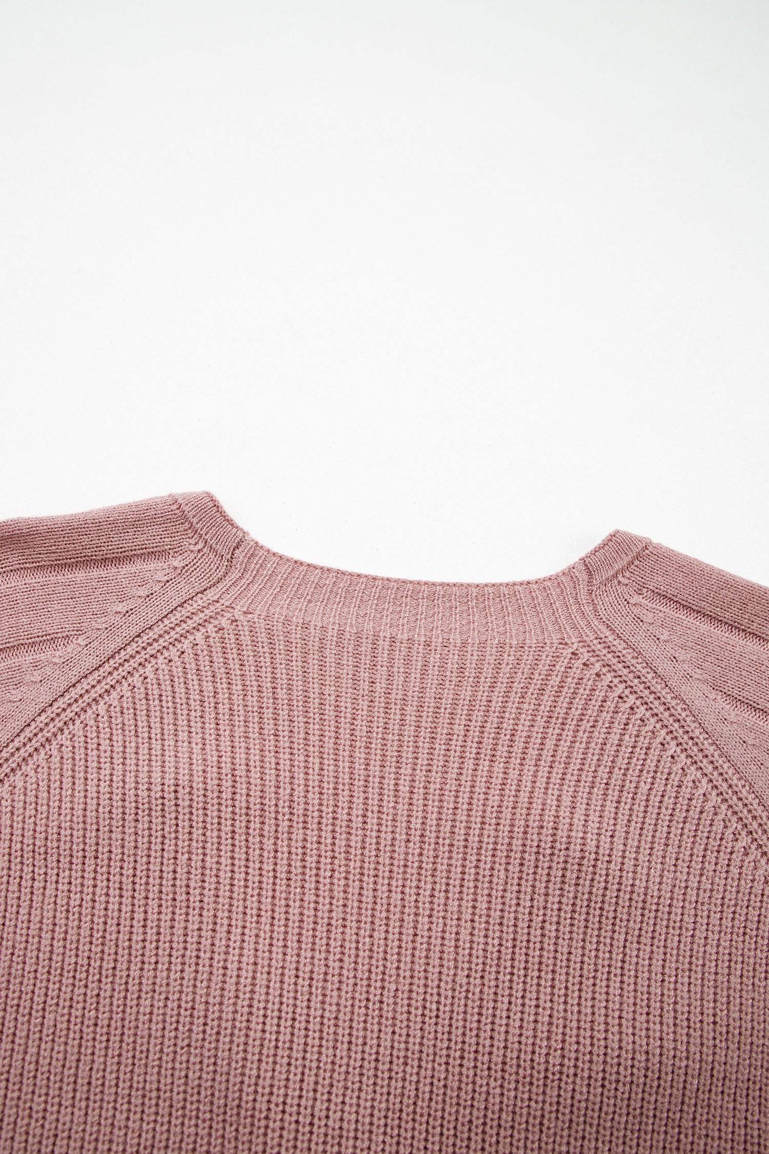 Mixed Texture Knit Button V Neck Cardigan Bazaare Mart Sweaters & Cardigans/Cardigans