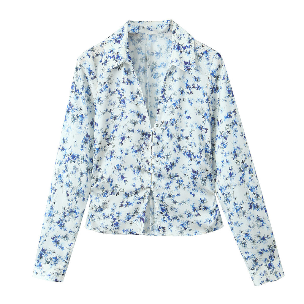Light Blue Ditsy Blazer or High Waist Maxi Skirt CJ Dropshipping Light Blue Floral Maxi Skirt Suit