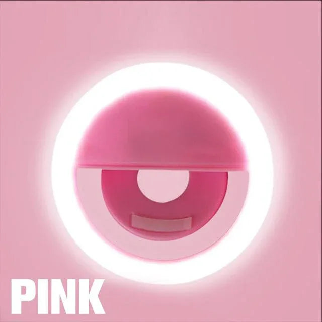 LED Selfie Ring Light Pink Bazaare Mart