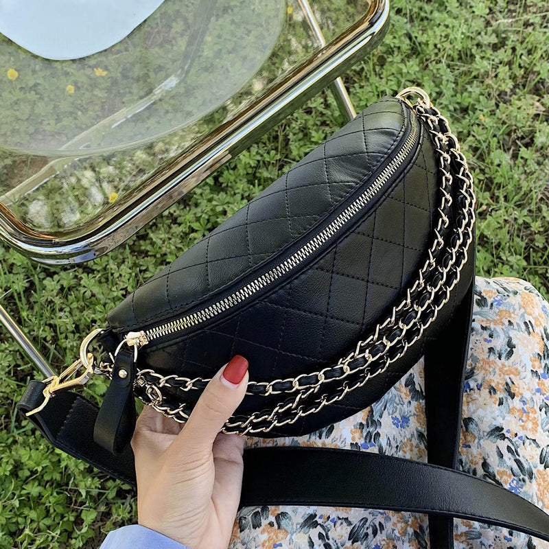 Women's Quilted Crossbody Bag