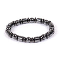 Black Stone Magnetic Therapy Bracelet black Bazaare Mart Bracelet