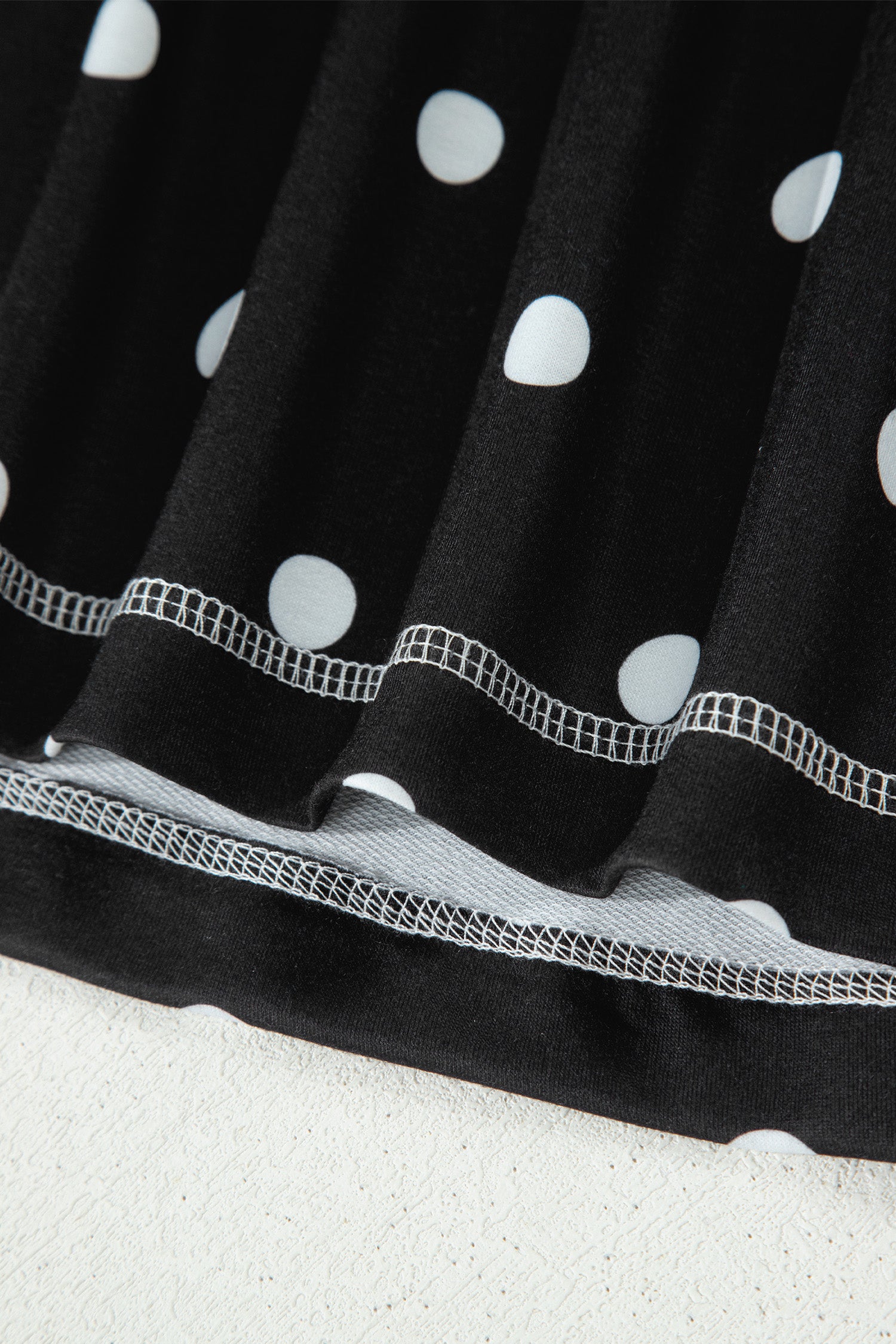 Women’s Polka Dot Shorts Set – Exposed Seam Tee & Drawstring Shorts Outfit Dear-Lover Dropshipping Two Piece Sets/Short Sets