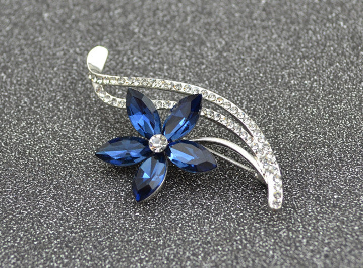 Crystal Lily Brooch