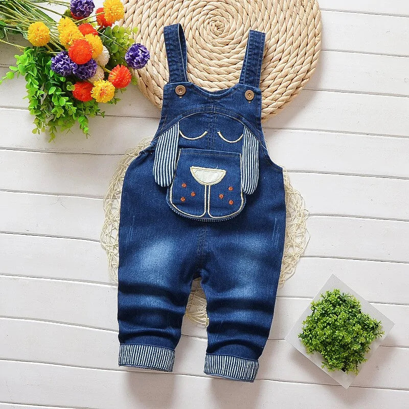 Toddler Boys' Denim Overalls