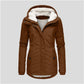 Fur Lined Waterproof Jacket Brown Bazaare Mart Fur Lined Waterproof Jacket