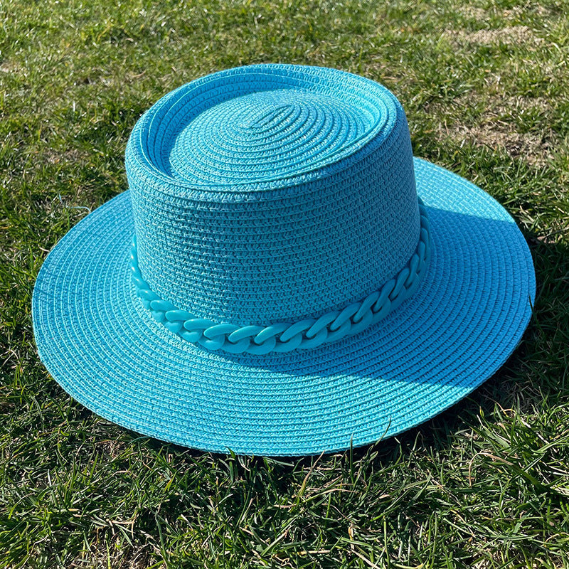 Colorful Chain Straw Hat