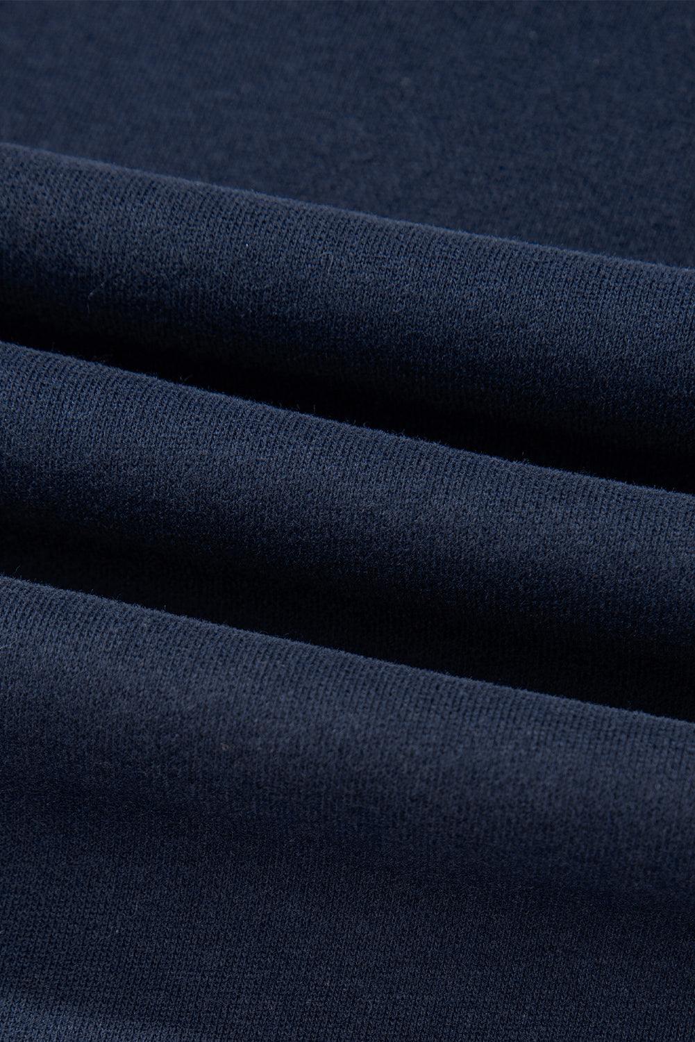 Navy Blue Fleece Drawstring Pants