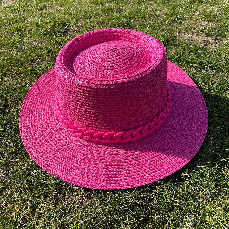 Colorful Chain Straw Hat