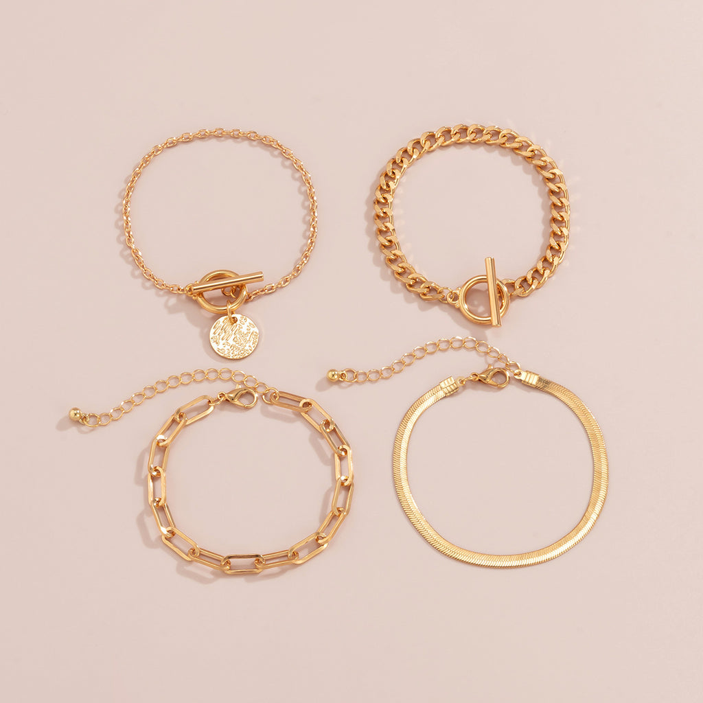 Metal Bracelet Set