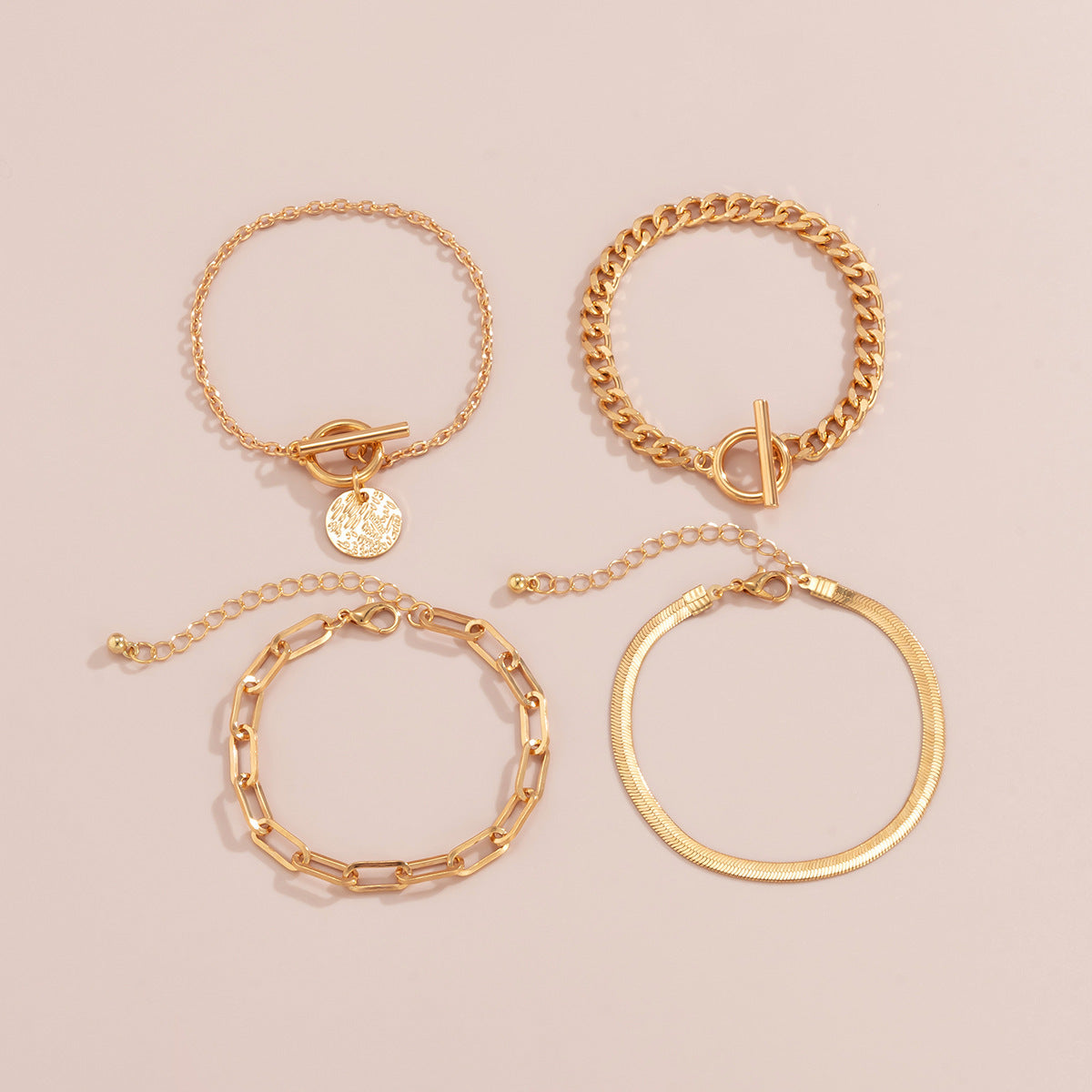 Metal Bracelet Set