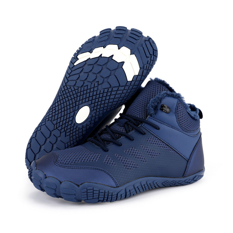 Breathable Five-Finger High Top Shoes – Casual Non-Slip Comfortable Sneakers CJ Dropshipping Navy Athletic Shoes