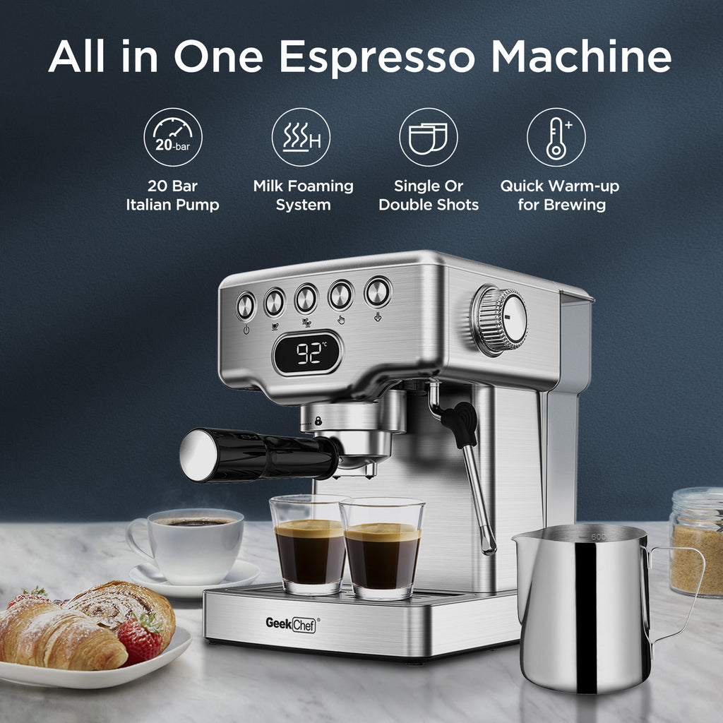 Geek Chef Espresso Machine - Bazaare Mart