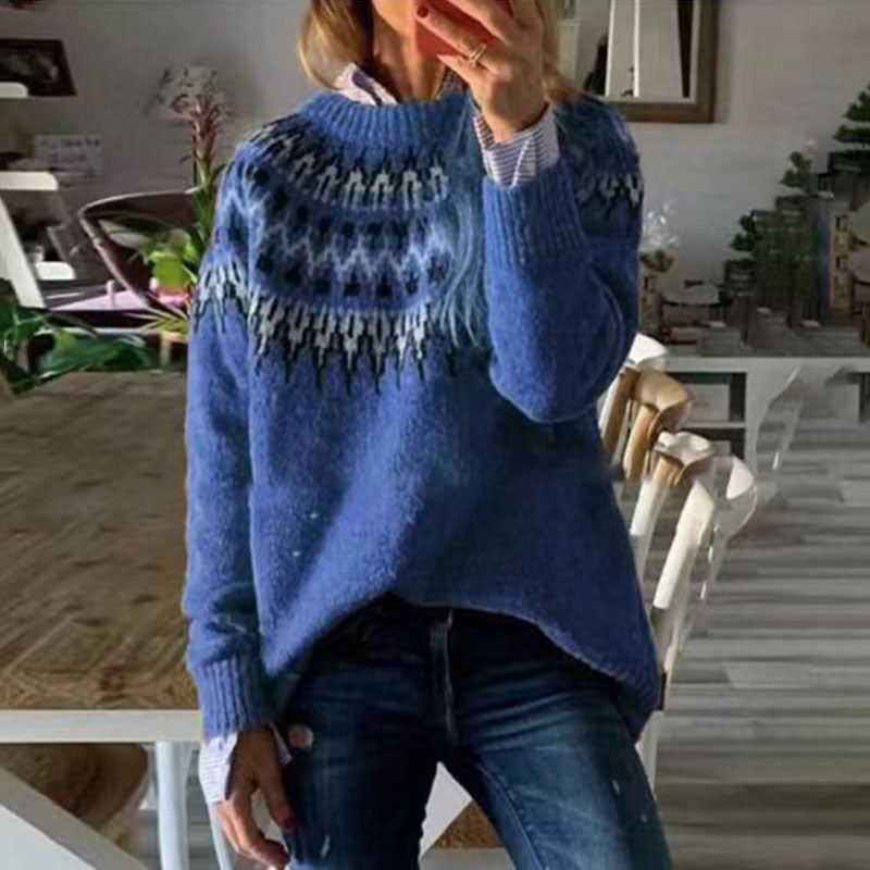 Women's Vintage Ski Sweater