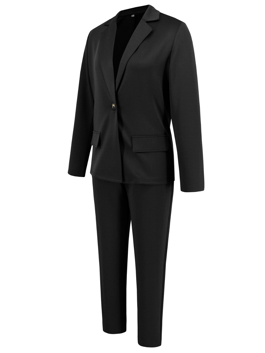 Pants Suit with Contrast Top