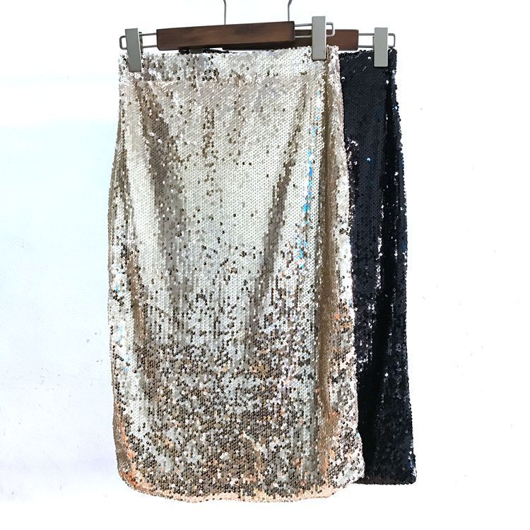 Sequin Midi Skirt