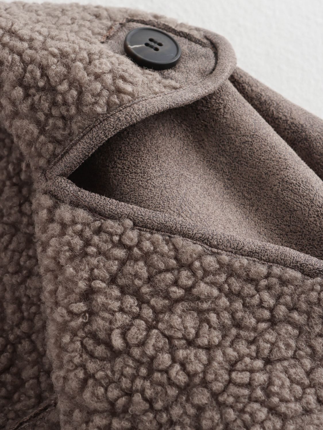 Fleece Collared & Lined Jacket