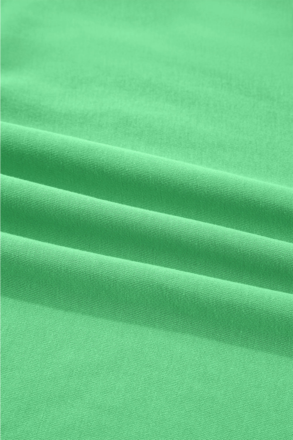 Bright Green Crop Pullover Wide Leg Pants Set