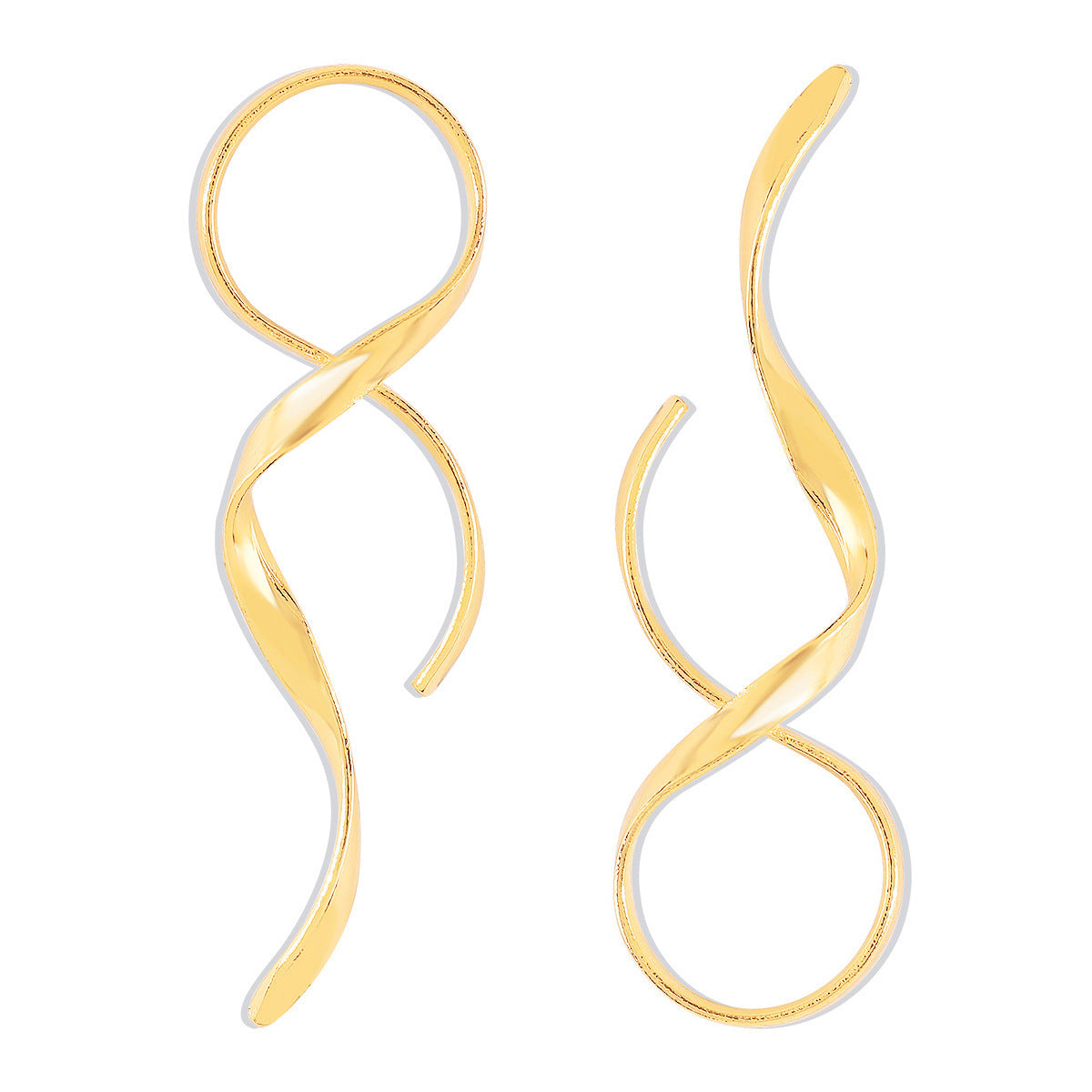 Simple Asymmetric Earrings