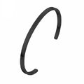 Unisex Stainless Steel Bracelet Black Bazaar Mart Thin Cuff Bracelet