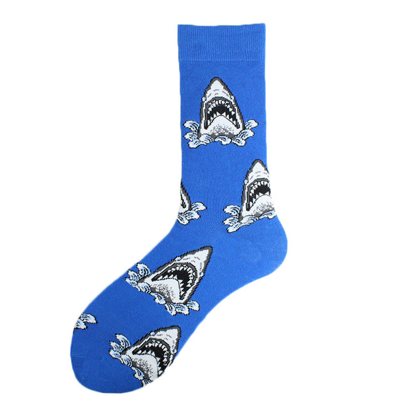 Blue Shark Socks