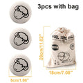 Wool Dryer Balls 3pcs with bag Bazaar Mart