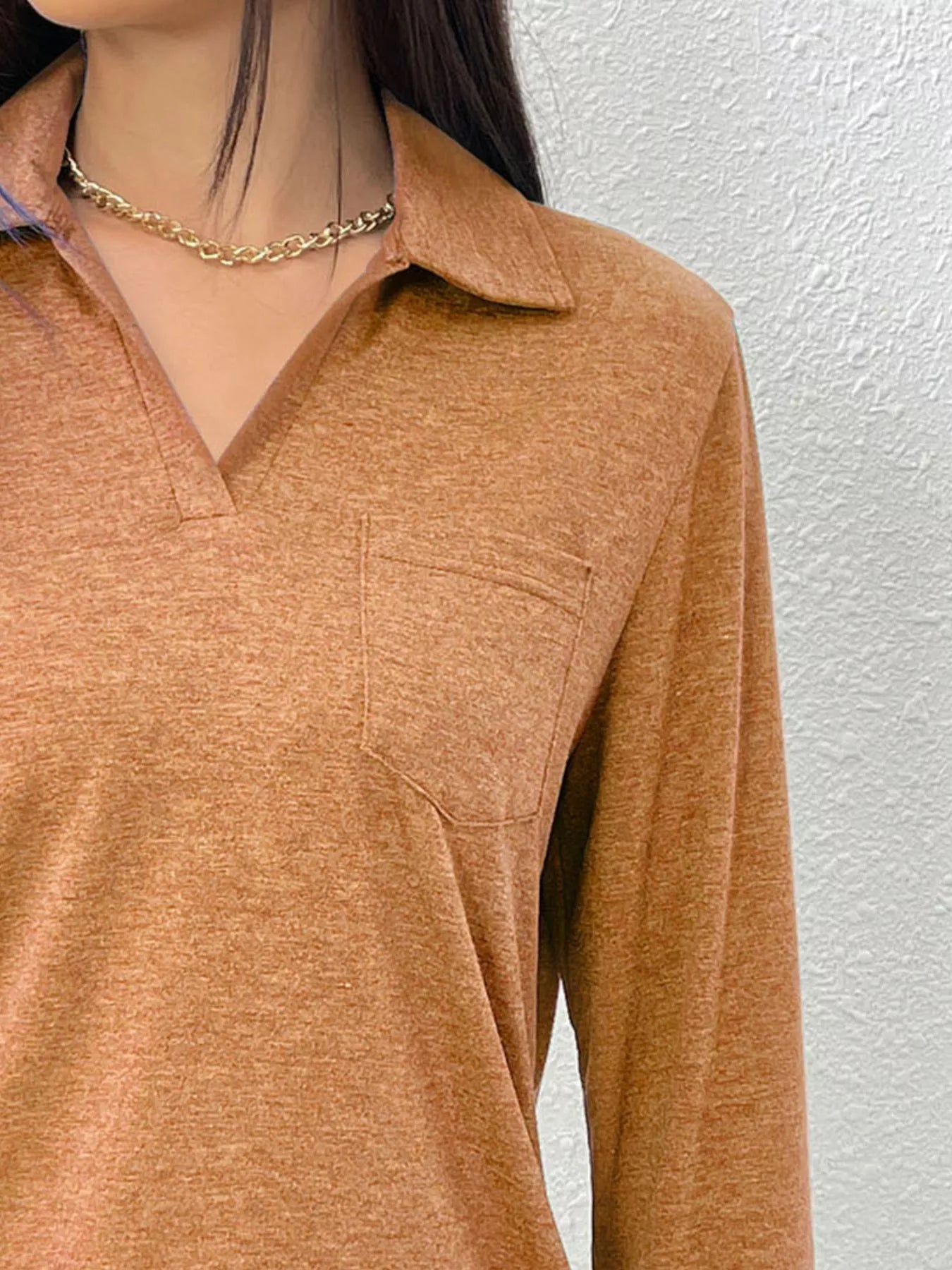 Casual Long Sleeve Polo T-Shirt Bazaare Mart Casual Long Sleeve Polo T-Shirt