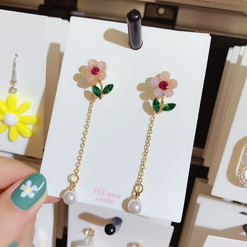 Personality Tassel and Stud Earrings
